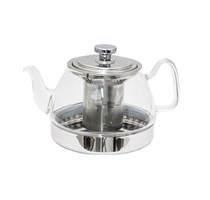 Glass teapot 1,2L for induction oven