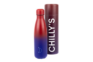 Chilly's Bottle 500ml Red/Blue - Gradient Edition