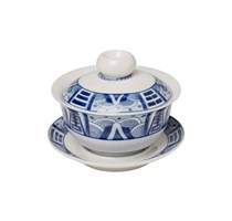 Coppa Gaiwan Quing Tian in porcellana 140ml