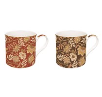 Set 2 Mug porcellana 300ml FLEURS DES REVES