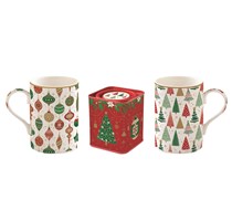 Set 2 Mug porcellana JINGLE BELLS