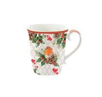 Mug porcellana 275ml CHRISTMAS BERRIES