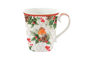 Mug porcellana 275ml CHRISTMAS BERRIES