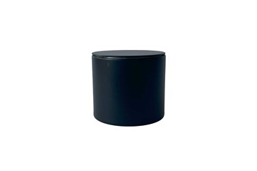 Black round tin 50g