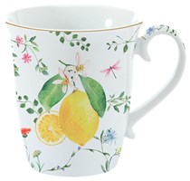 Mug porcellana 275ml FLEURES ET CITRONS